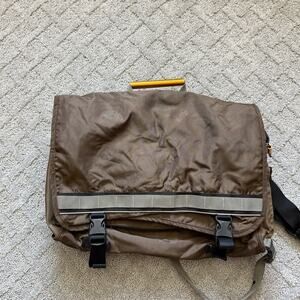 Mountain Wear Unisex Brown Messenger Bag for Travel & Daily Use